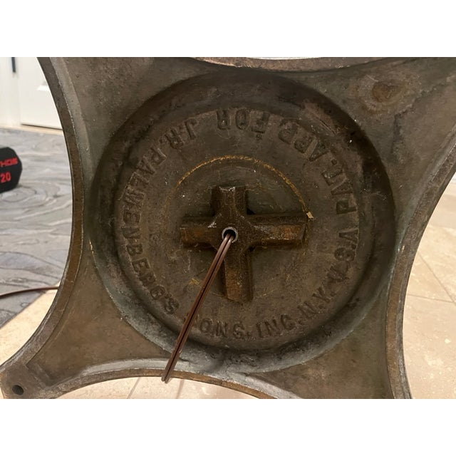 1920s Rare Intricate Art Deco Torchiere Floor Lamp For Sale - Image 11 of 11