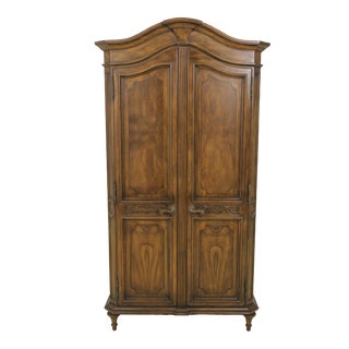 Karges French Louis XV Style Walnut Armoire For Sale
