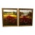 C. Giliano Grand-Scale Italian Countryside Oil Paintings – Pair For Sale