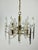 Mid-Century 6-Light Brass and Crystal Chandelier attributed to Sciolari, 1960s For Sale - Image 15 of 15