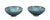 Blue Pair of Blue and Purple Ceramics Bowls For Sale - Image 8 of 8