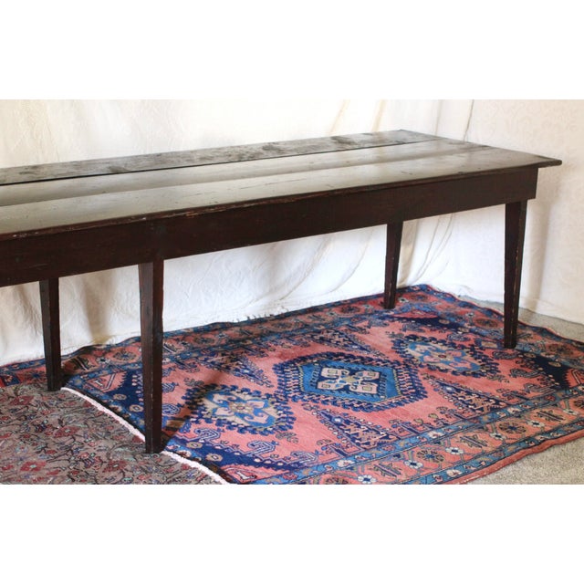 Very Large Antique Farmhouse or Harvest Table For Sale - Image 6 of 18
