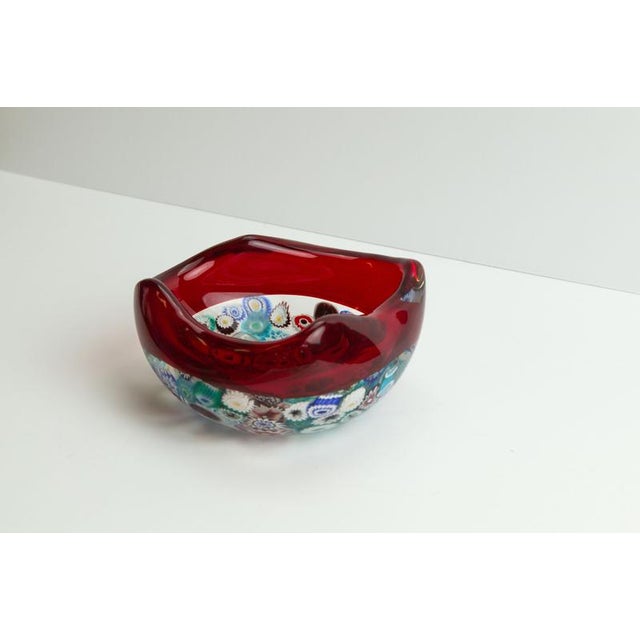 1950s Murano Millefiori Incalmo Bowl by Archimede Seguso, Italy, 1950s For Sale - Image 5 of 10