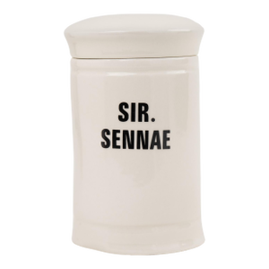 Antique-Style Ceramic Apothecary Jar With Lid - Sir Sennae