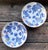 A charming pair of antique Japanese porcelain pedestal bowls executed in the refined Hirado style and decorated with...