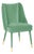 Figueroa Dining Chair in Green Velvet from Insidherland For Sale