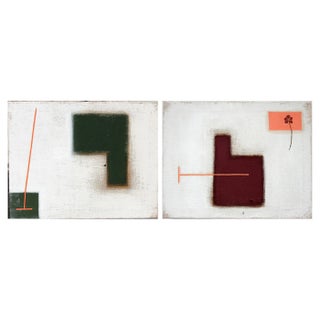 Peter Hofmann Gir, Andalusien, 1987, Mixed Media on Jute For Sale