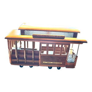 Vintage Handmade Music Box San Francisco Street Car By, Nate Gruenburg
