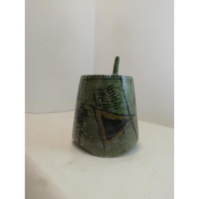 Mid-Century Modern Vase with Lid by Carlo Zauli, 1950s For Sale - Image 3 of 18