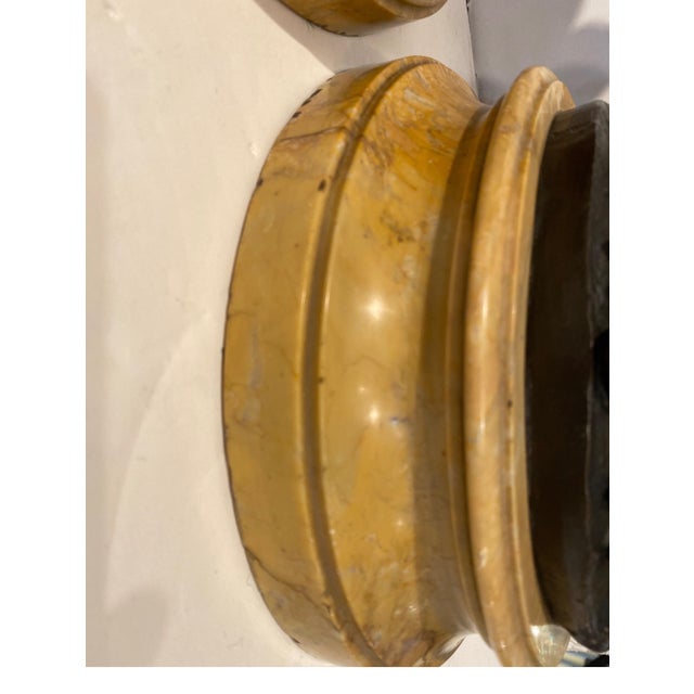 Grand Tour Pair of Magnificent Patinated Bronze Sculptures After Clodian For Sale - Image 3 of 12