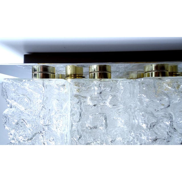 Large Bubble Glass Ceiling Lamp from Limburg For Sale - Image 12 of 18