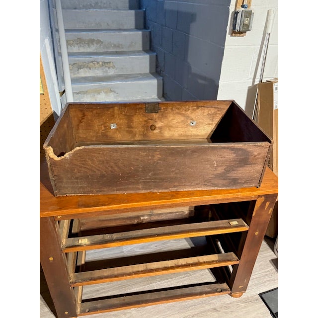 Antique Pine Three Drawer Dresser For Sale - Image 14 of 16