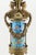Late 19th Century Antique 19th Century French Longwy Enameled Lamp Base With Ormolu Mounts For Sale - Image 5 of 11