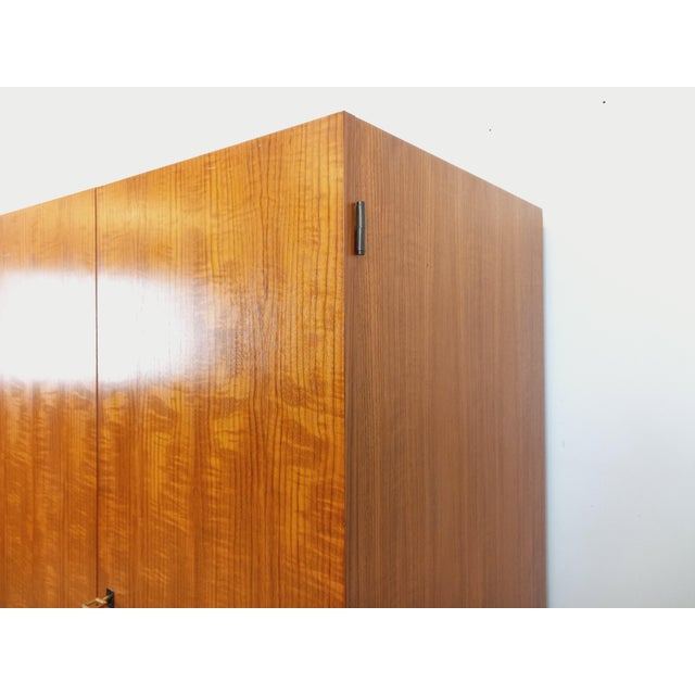 Vintage Teak and Metal Wardrobe, 1960s For Sale - Image 12 of 16