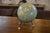 Blue Vintage Steel Globe, 1960s For Sale - Image 8 of 9