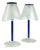 Postmodern Glass Table Lamps from Effetre Murano, Italy, 1980s, Set of 2 For Sale