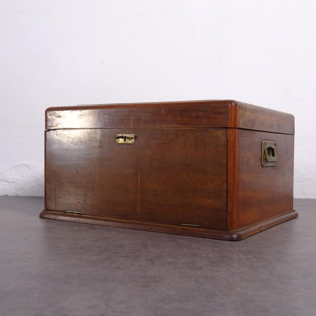 Antique Art Deco Wooden Cutlery Chest, 1920s For Sale - Image 18 of 18