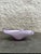 Mid-Century Modern Vintage v.a.n. Italy Lavender Case Glass Triangle Ashtray Mid Century Modern For Sale - Image 3 of 3