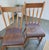 Mid 1800's Hardwood Plank Bottom Primitive Farmhouse Chairs - A Set of Six For Sale - Image 4 of 10