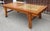 Chinese Antique Chinese Ming Style Leather Top Elm Coffee or Cocktail Table For Sale - Image 3 of 6