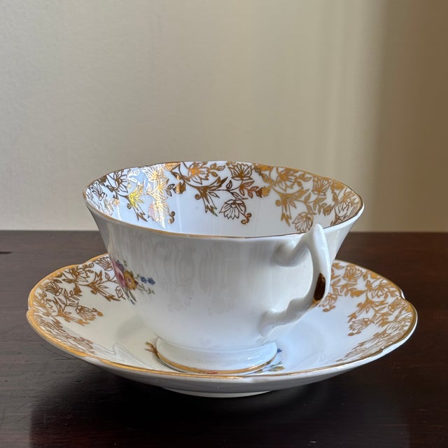 Mid-20th Century English Collingwoods Bone China Teacup For Sale - Image 9 of 18