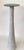 Angelo Mangiarotti Gueridon Display Column Waiting Room Model in White Carrara Marble and Lacquered Iron by Angelo Mangiarotti, 1980s For Sale - Image 4 of 5