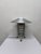 Kovacs Robert Sonneman Modernist Aluminum and Brass Table Lamp for Kovacs, 1990 For Sale - Image 4 of 17