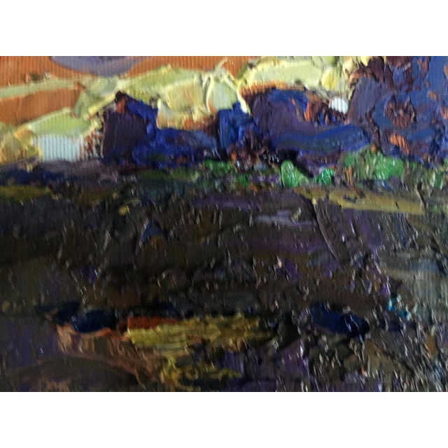 Brown Oil Painting Evening Glow Kalenyuk Alex For Sale - Image 8 of 15