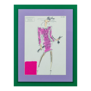 1980s Givenchy Paris Fashion Plate No. 35