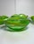 Murano Vintage Italian Murano Green Art Glass Bowls, Set of 4 For Sale - Image 4 of 17