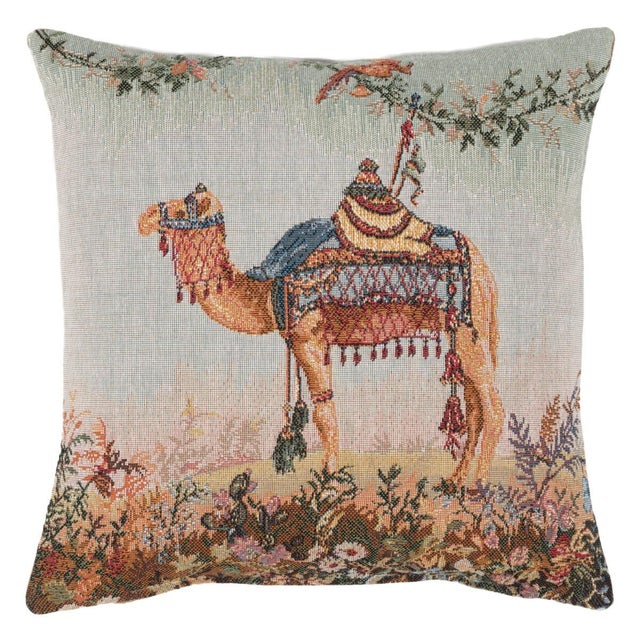 This beautiful tapestry cushion is finely woven by skilled weavers on traditional Jacquard Tapestry looms. The tapestry...