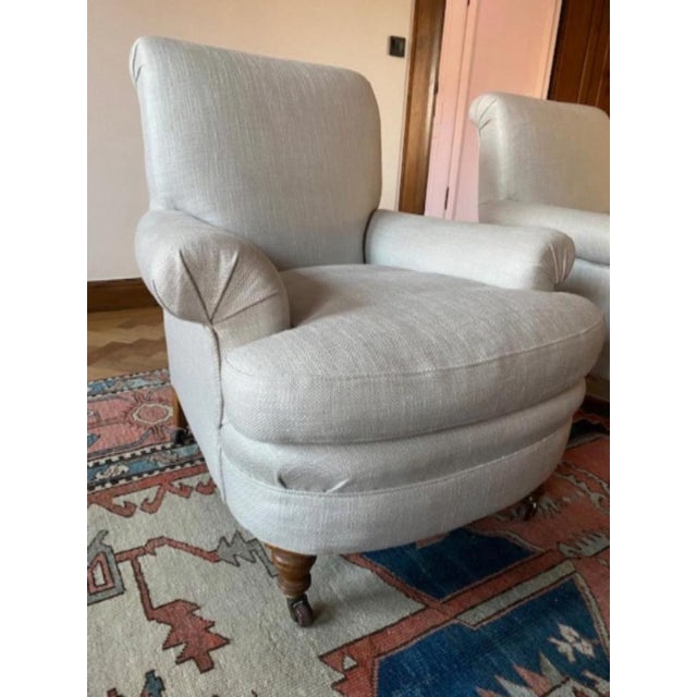 Edwardian Armchairs, 1890s, Set of 2 For Sale - Image 6 of 9