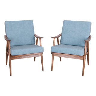 Vintage Lounge Chairs from Ton, Czech, 1960s, Set of 2 For Sale