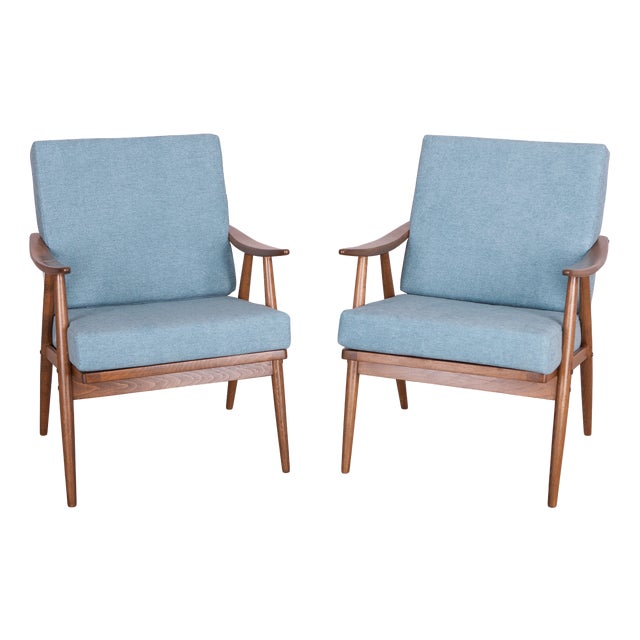 Vintage Lounge Chairs from Ton, Czech, 1960s, Set of 2 For Sale
