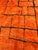 Textile Large Moroccan Beni M'rirt Rug – Hand Knotted Berber Wool Carpet – Orange Geometric Atlas Design For Sale - Image 7 of 14