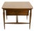 One Drawer Mid Century Table Attributed to Bassett For Sale