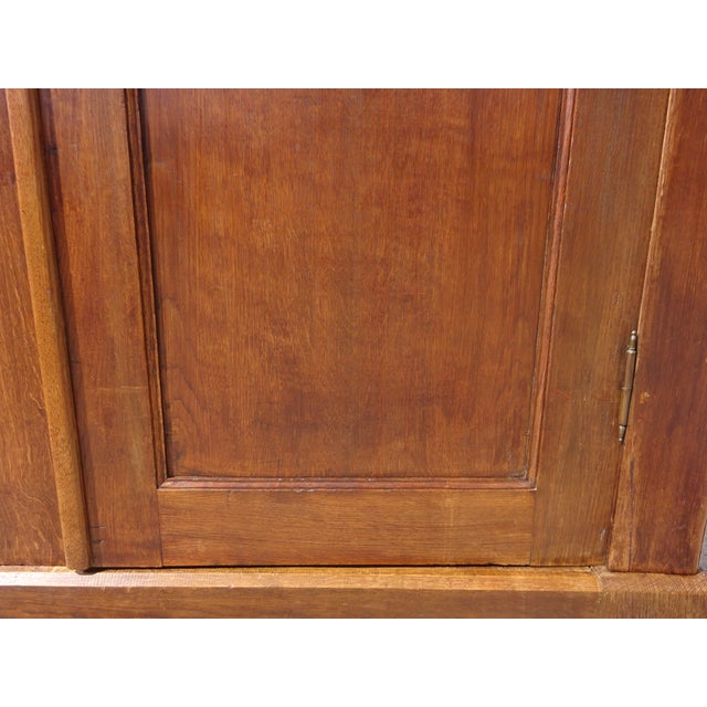 Large Parisian Oak Wardrobe For Sale - Image 9 of 18