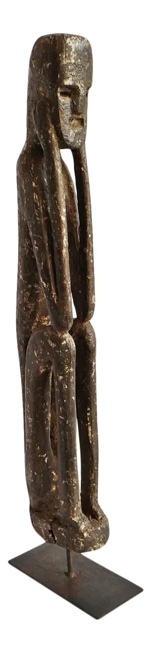 Antique Indian Wood Tribal Sculpture