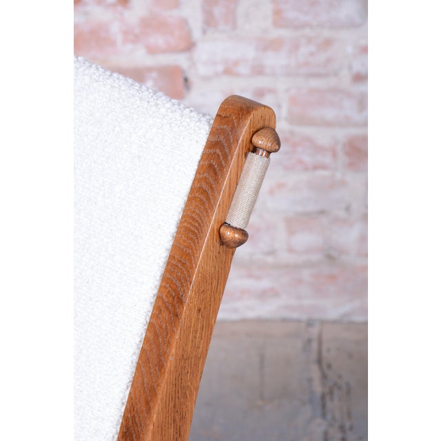 Czech Art Deco Oak Armchairs by Krásná Jizba, 1930s, Set of 2 For Sale - Image 4 of 5