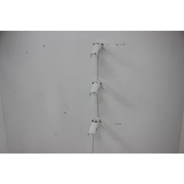 White Adjustable Sconces from Elektroinstala Dečín, 1980s, Set of 3 For Sale - Image 9 of 12