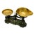 Great Small Size Antique American Cast Iron & Brass Confectionery & Candy Scale With Nice Original Paint For Sale