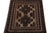 Hand knotted in wool, this 3x4 Baluch rug represents a new line of tribal carpets in the Modern Classics Collection by Rug...