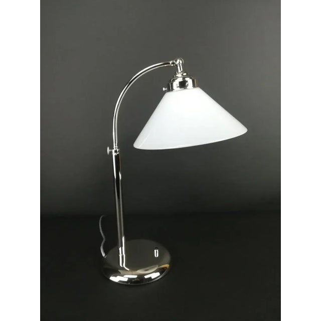 Metal 2-Way Adjustable Table Lamp, 1930 For Sale - Image 7 of 13