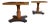 Pair of Bookmatched Walnut End Tables From Baker For Sale