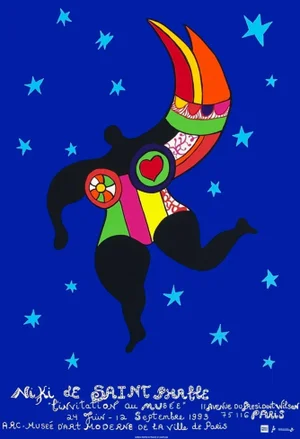1993 Niki De Saint Phalle l'Invitation Au Musée Screen Print Poster