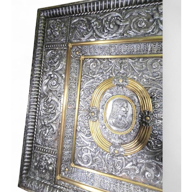 17th-Century Italian Silver and Gilt Silver Altar Panel For Sale - Image 17 of 18
