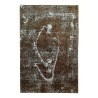 Vintage Middle Eastern Hand-Knotted Rug For Sale