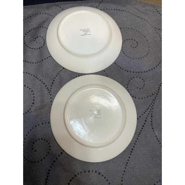 Mikasa 1980s Mikasa Gourmet Basics Aurora Salad Plates -Set of 4 For Sale - Image 4 of 5