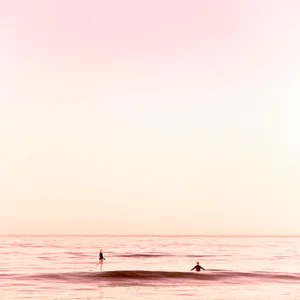 Santa Monica, Pink Contemporary, Fine Art Photography by Kristin Hart