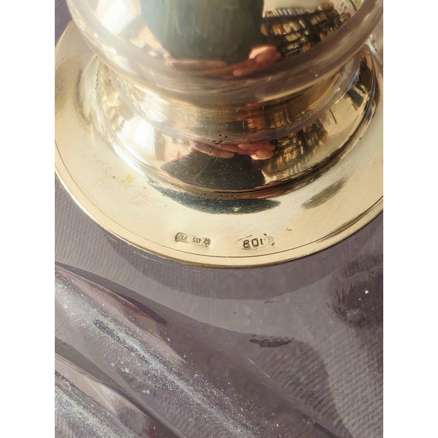 Crystal and 800 Silver Lidded Box by Mario Cioni, Florence, 1960s For Sale - Image 8 of 18